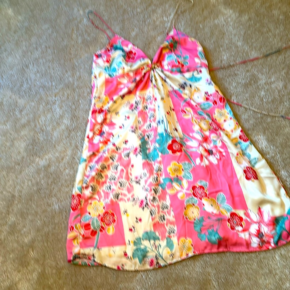 ZARA silk mini dress